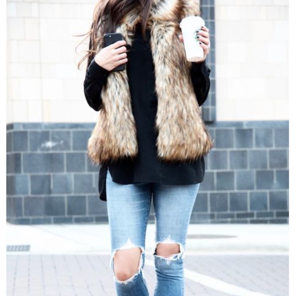 Faux Fur Vest
